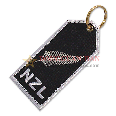 promotional embroidered keychain